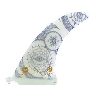 Aileron longboard single 7.5 pour planche de surf type longboard ou Mid Length