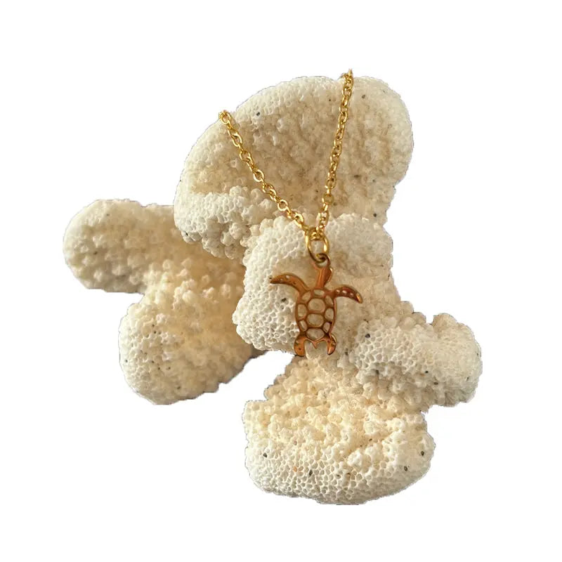 Collier Tortue Or SurfGarage