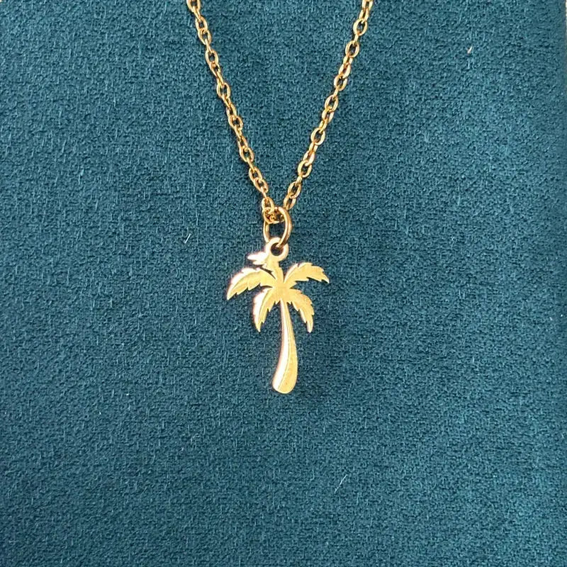 Collier Palmier Or SurfGarage